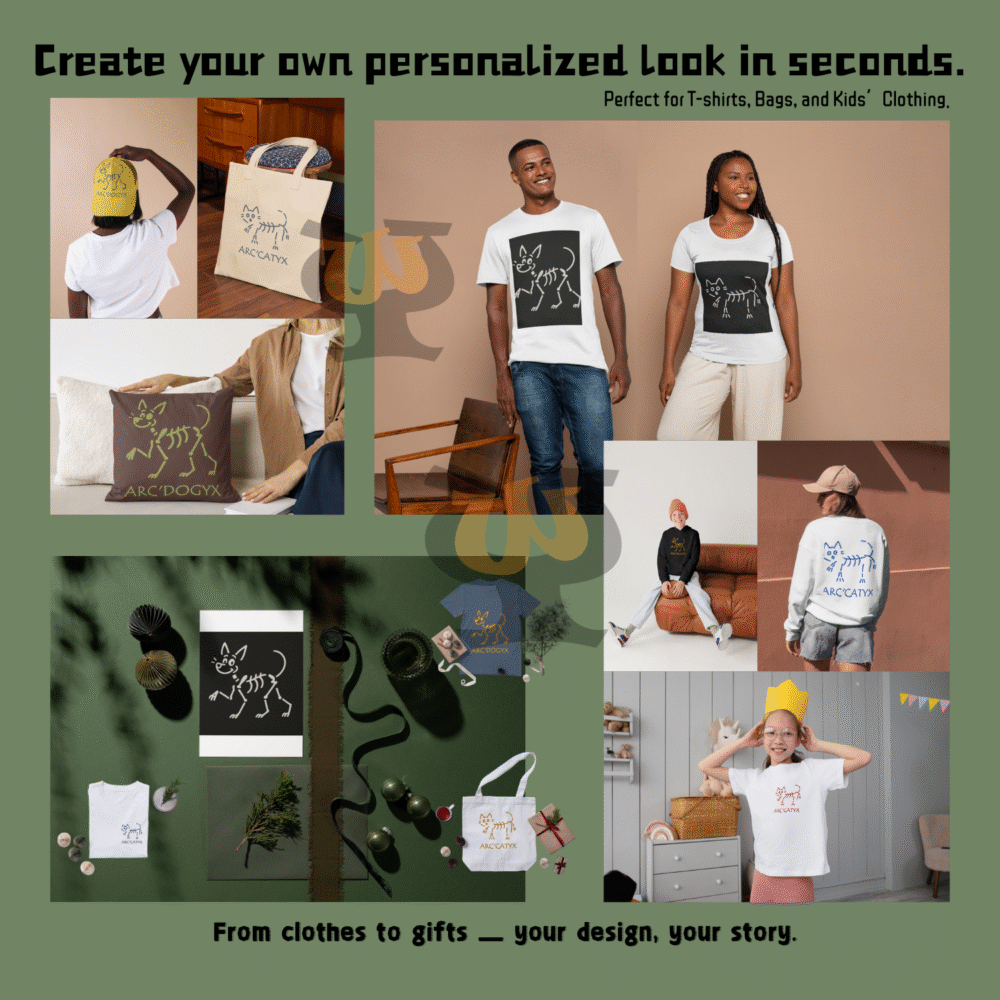 Ready-to-Use Iron-On Vinyl Designs – Arc’catyx / Arc’dogyx