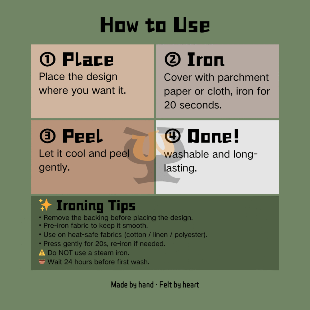 Ready-to-Use Iron-On Vinyl Designs – Arc’catyx / Arc’dogyx