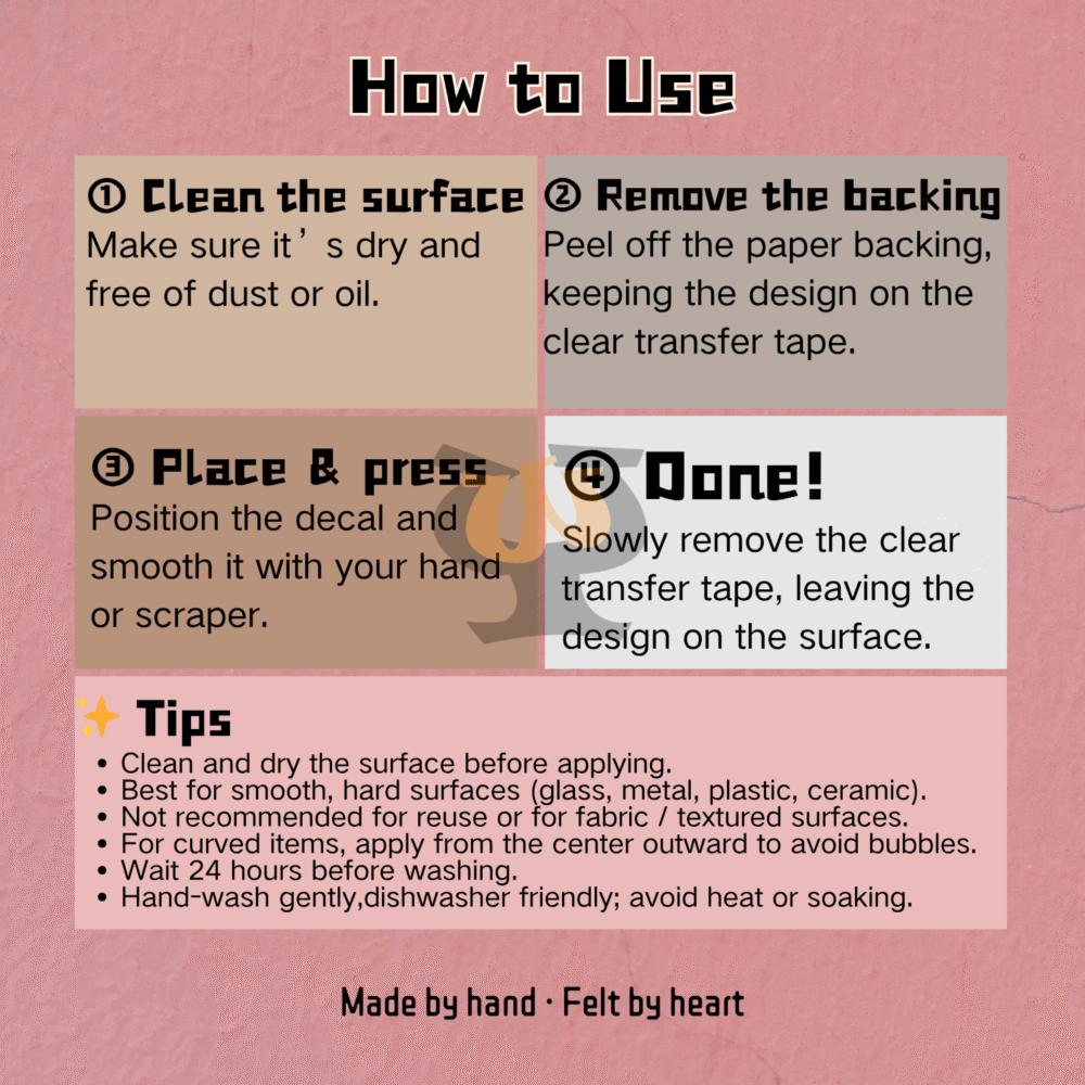 Custom Ready-to-Use Vinyl Designs – Permanent & Iron-On Options