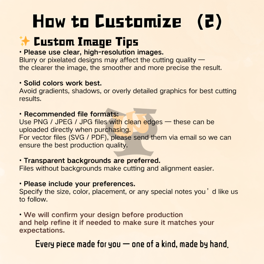 Custom Ready-to-Use Vinyl Designs – Permanent & Iron-On Options