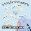 Custom Iron-On Fabric Labels
