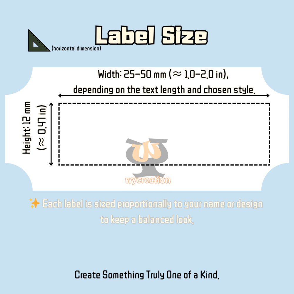 School Starter Label Pack – Cute Ready-to-Use Iron-On Fabric Labels for Kids