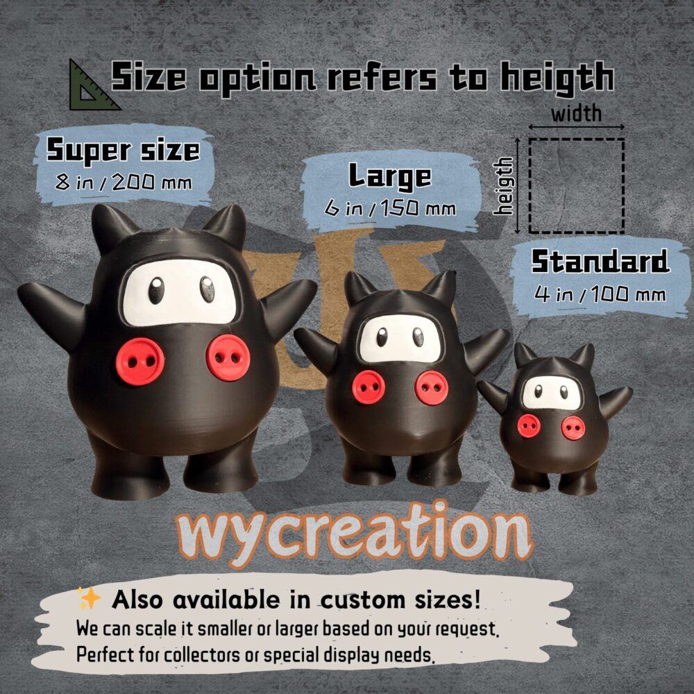 Super Mario Ninji Figure – 3D Printed Collectible – Ninja Gamer Gift or Desk Decor