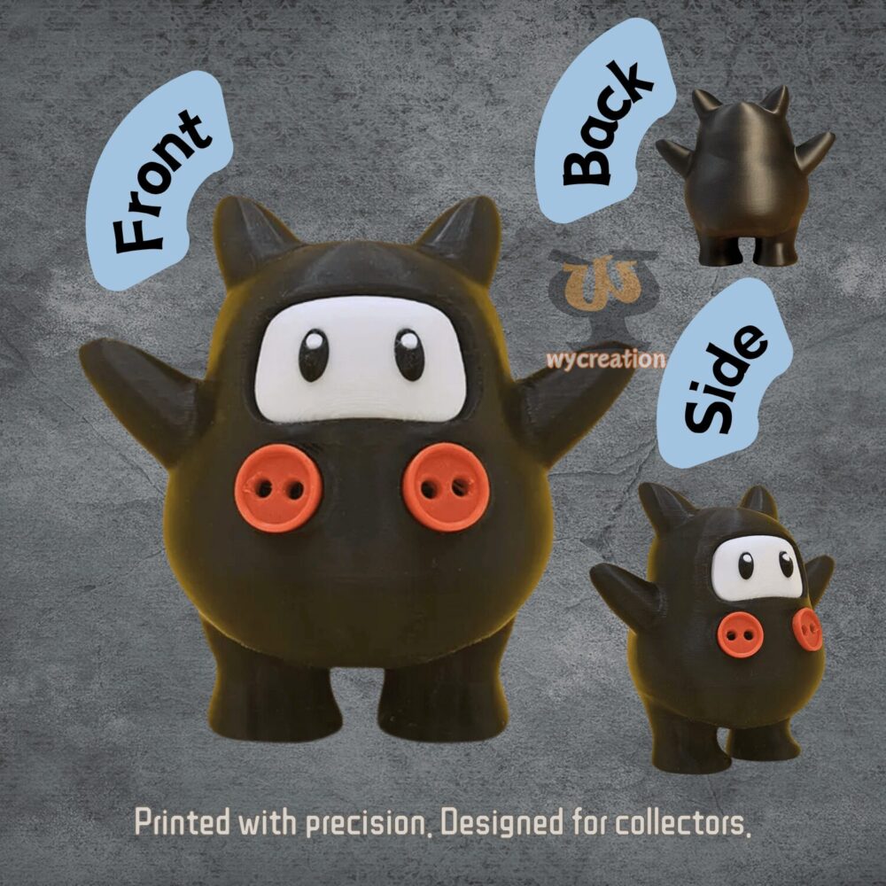 Super Mario Ninji Figure – 3D Printed Collectible – Ninja Gamer Gift or Desk Decor